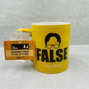 The Office FALSE Ceramic Coffee Mug Cup 14oz Dwight Shrute Universal Studios